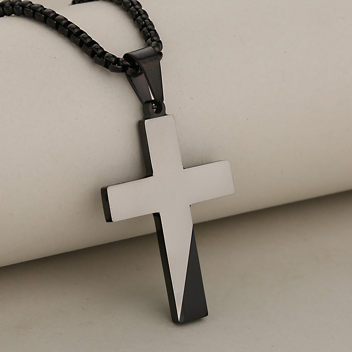 Colier Cruce Black